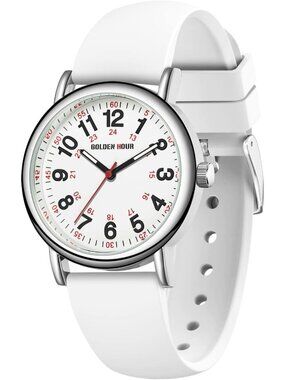 Waterproof Nurse Watch for Medical Professionals & Students - Easy Read Dial